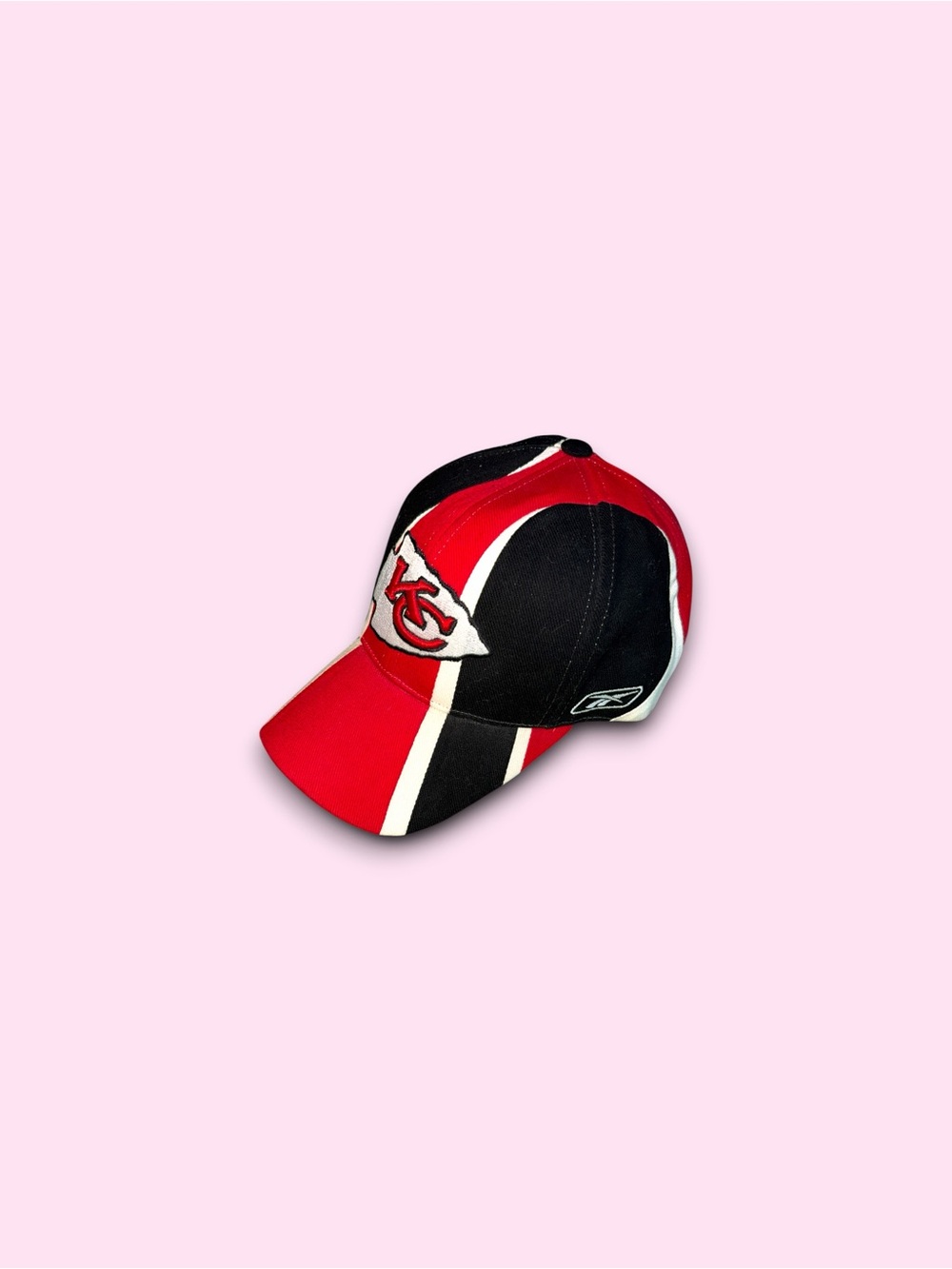 Vintage Kansas City Chiefs NFL Reebok Authentic Sideline Flex Strap Back Hat